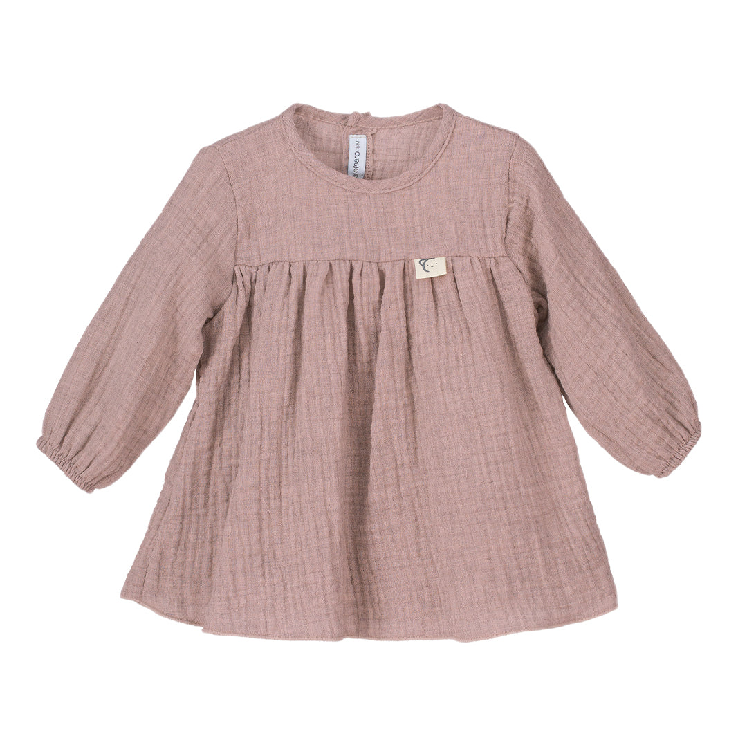 Calamaro Baby Muslin Dress Nude 21251