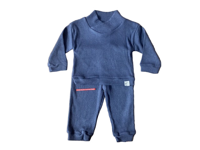 Calamaro Baby Sweatshirt Top And Trousers Blue 15036