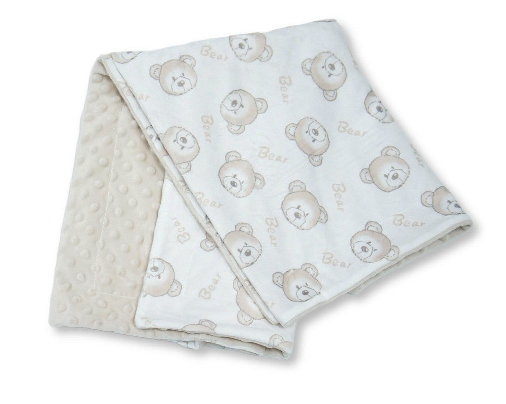 Cute & Co Teddy Bear Baby Wrap Taupe