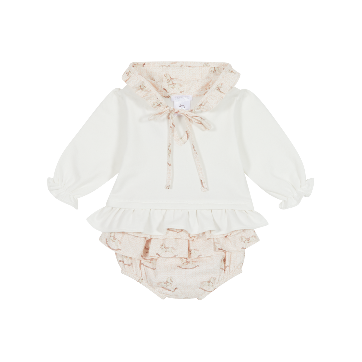 Deolinda Winter Girls Bloomers And Top Florence Baby Pink DB124702