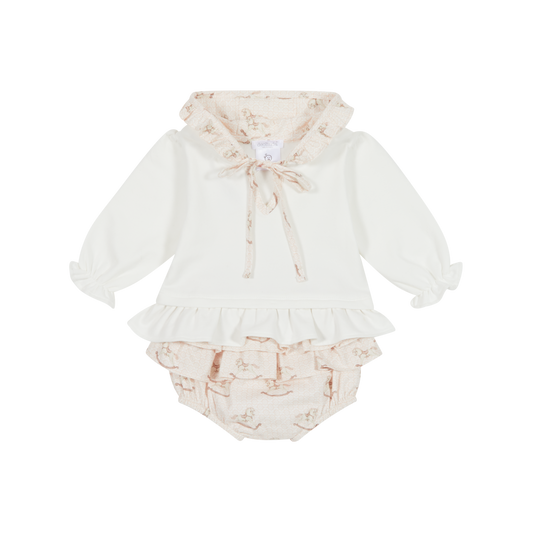 Deolinda Winter Girls Bloomers And Top Florence Baby Pink DB124702