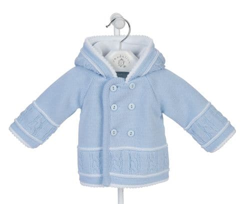 Dandelion Blue Knitted Baby Jacket A1570