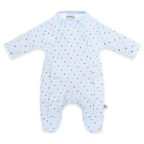 Dandelion Prem Cotton Stars Sleepsuit Blue AV1867