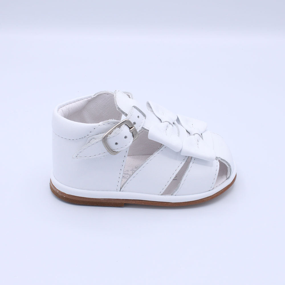 Borboleta Dina Sandal White Leather