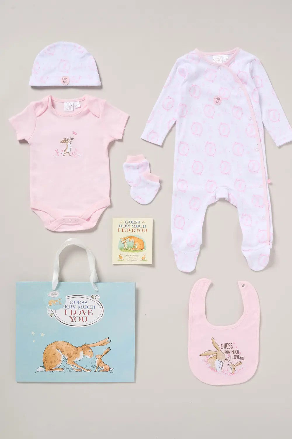 Guess How Much I Love You Six Piece Set Pale Pink T20314