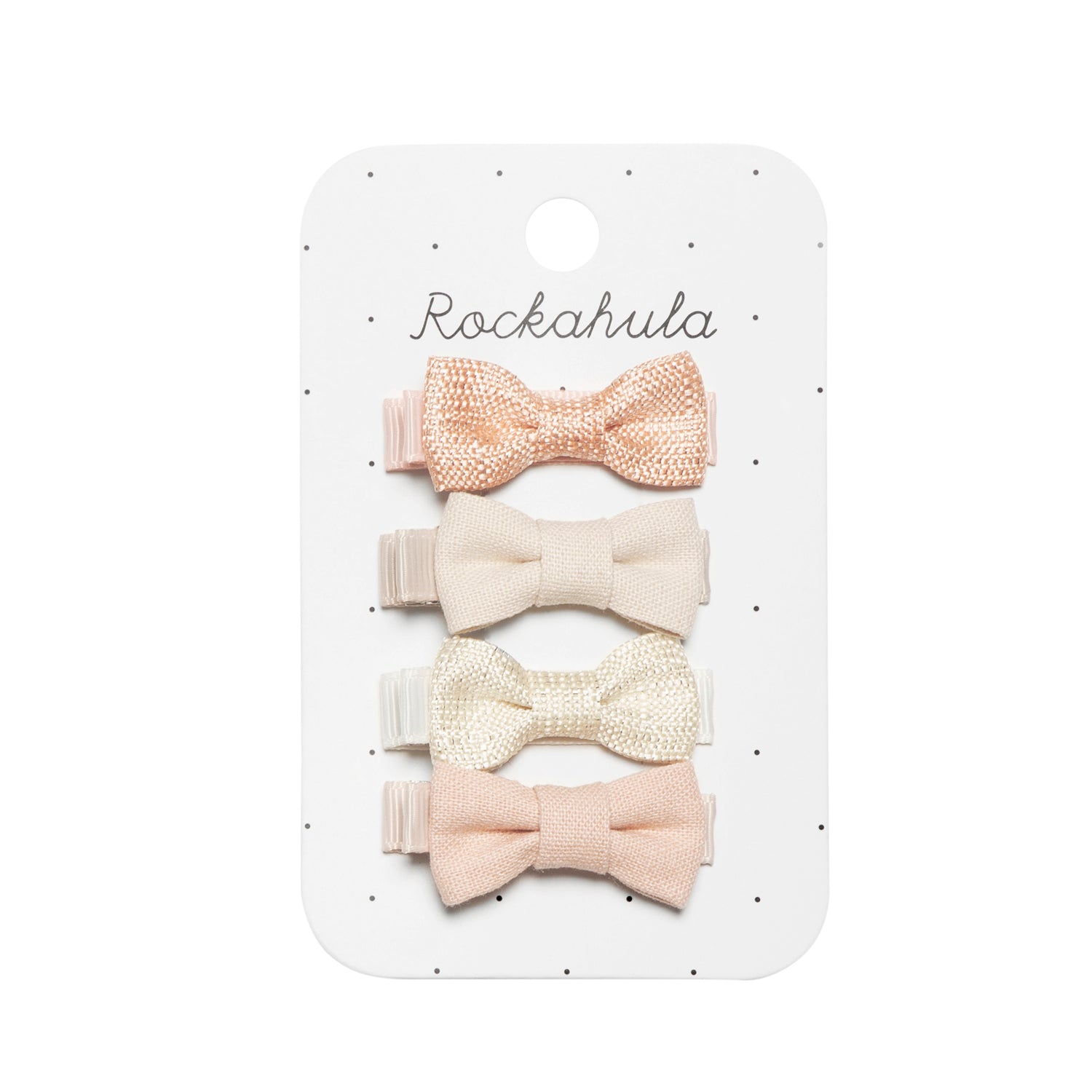 Rockahula Kids Linen Mini Bow Clips H2154P