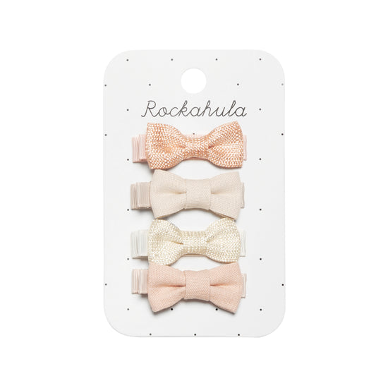 Rockahula Kids Linen Mini Bow Clips H2154P