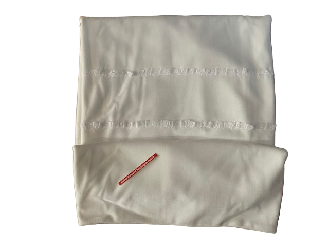 Deolinda Velour Winter Blanket Ivory Lace