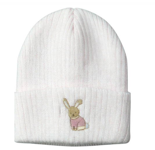 Nursey Time Knitted Rabbit Hat Pink