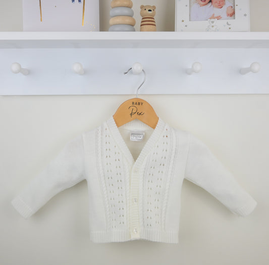 Pex Boys Marcus Cardigan White