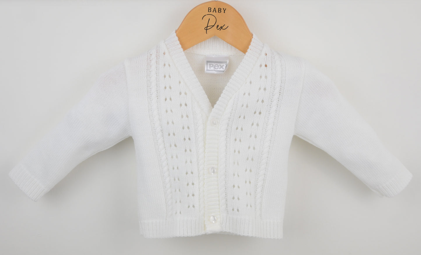 Pex Boys Marcus Cardigan White