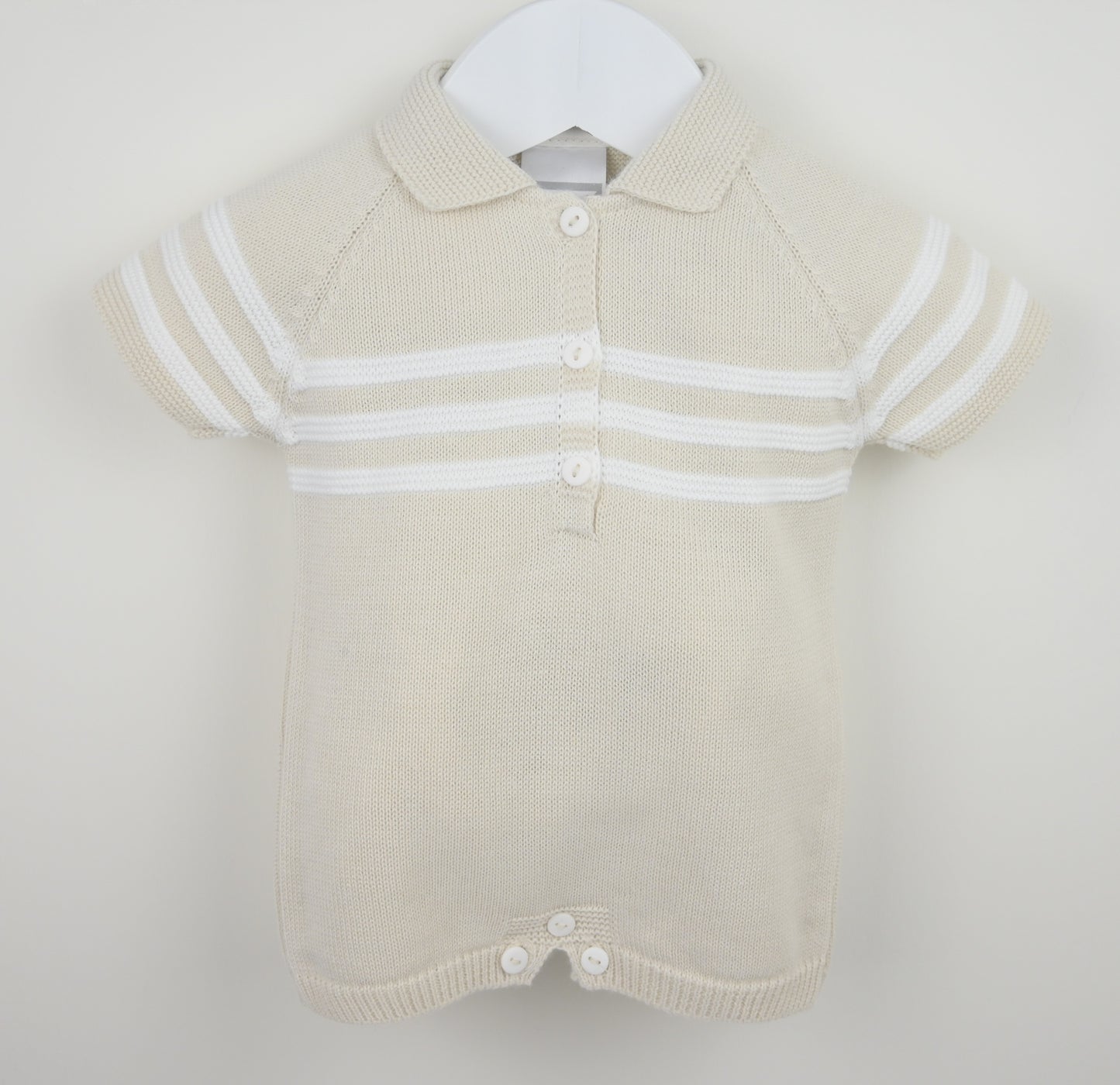 Pex Boys Summer Mateo Romper Natural