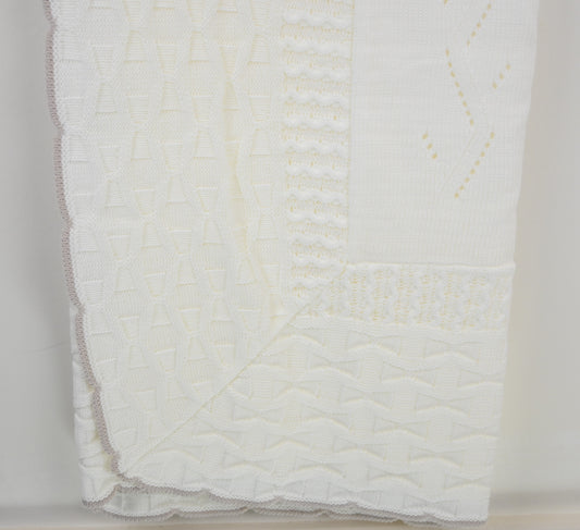 Pex Casper Shawl Ivory And Natural