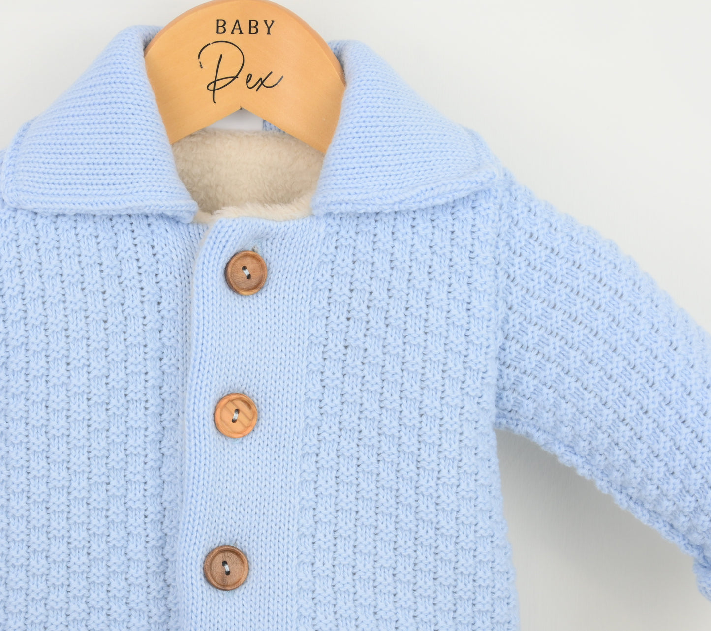 Pex Finbar Knitted Jacket Blue