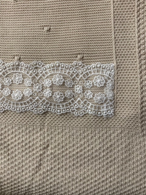 Pex Florence Shawl Natural Detail