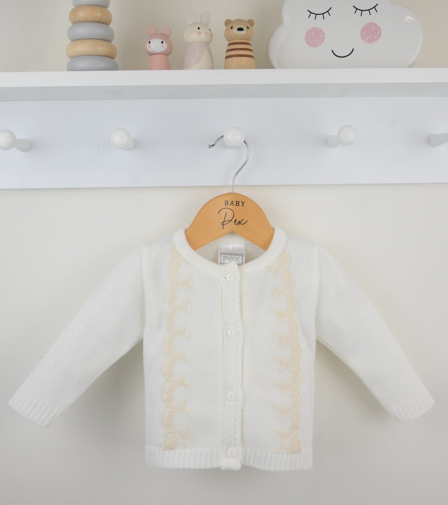 Pex Girls Marianne Cardigan Ivory