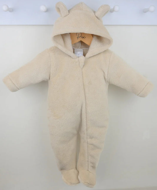 Pex Snuggle Pramsuit Natural 