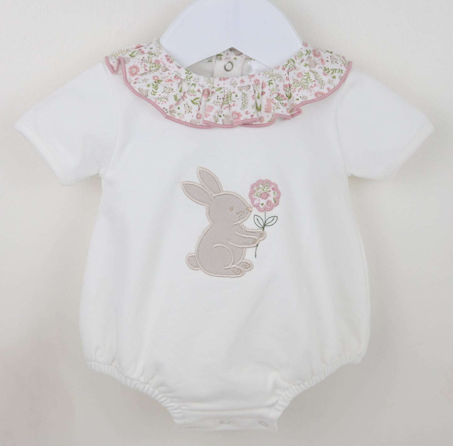 Pex Summer Bunnie Romper Pink