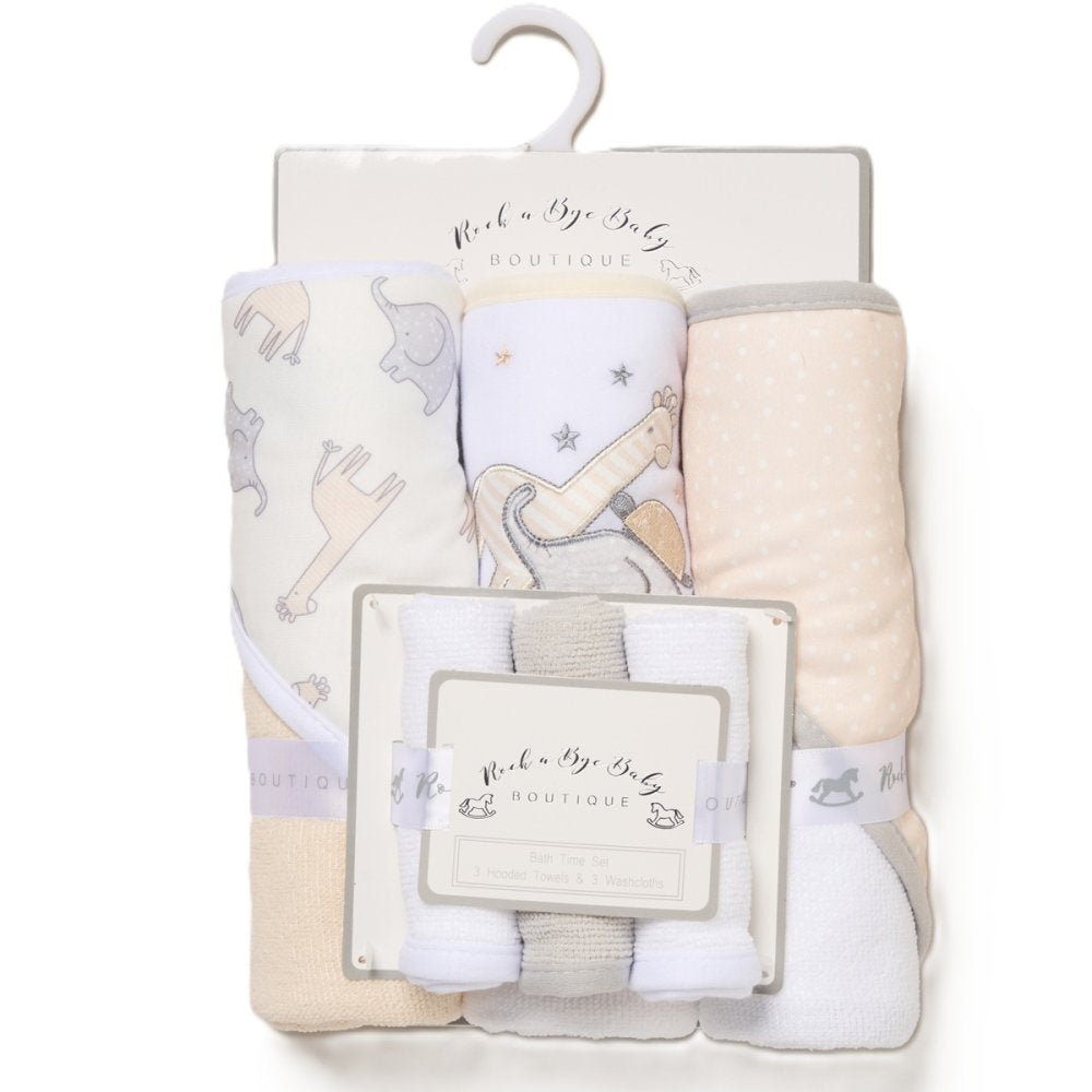 Rock A Bye Baby Boutique Animals Six Piece Towel Set H14929