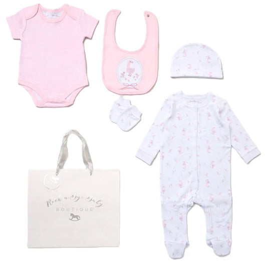 Rock A Bye Baby Boutique Five Piece Gift Set Goose F10634NB