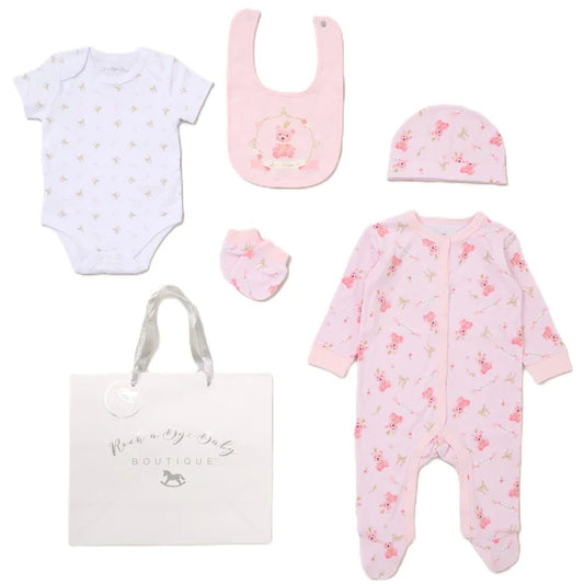 Rock A Bye Baby Boutique Five Piece Gift Set Little Princess F10650NB