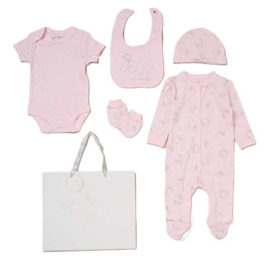 Rock A Bye Baby Boutique Girls Five Piece Gift Set Elephant G12009
