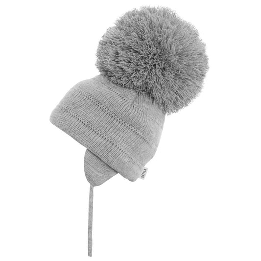 Sätila Big Pom-pom Hat Tuva Light Grey