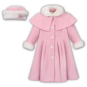 Sarah Louise Heritage Collection Winter Coat Pink C9500