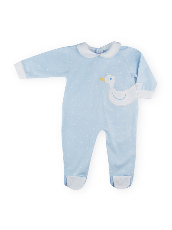 Sardon Spanish Pale Blue Duck Babygrow 23HA-300