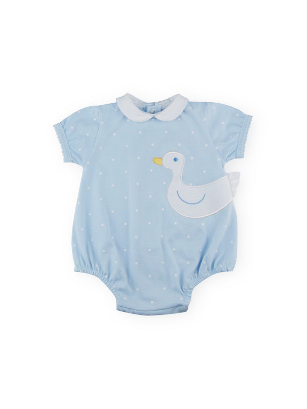 Sardon Spanish Summer Pale Blue Duck Romper 25HA-301