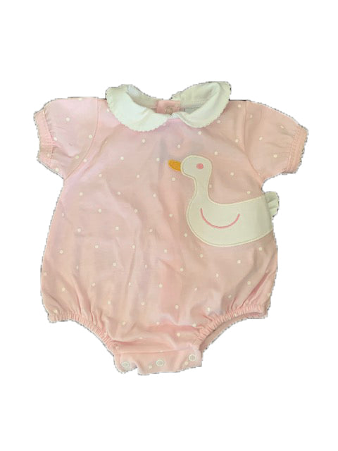Sardon Spanish Summer Pale Pink Duck Romper 25HA-301