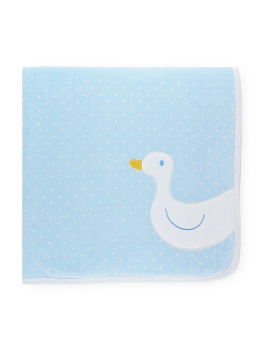 Sardon Spanish Velour Duck Blanket Pale Blue 25HA-704
