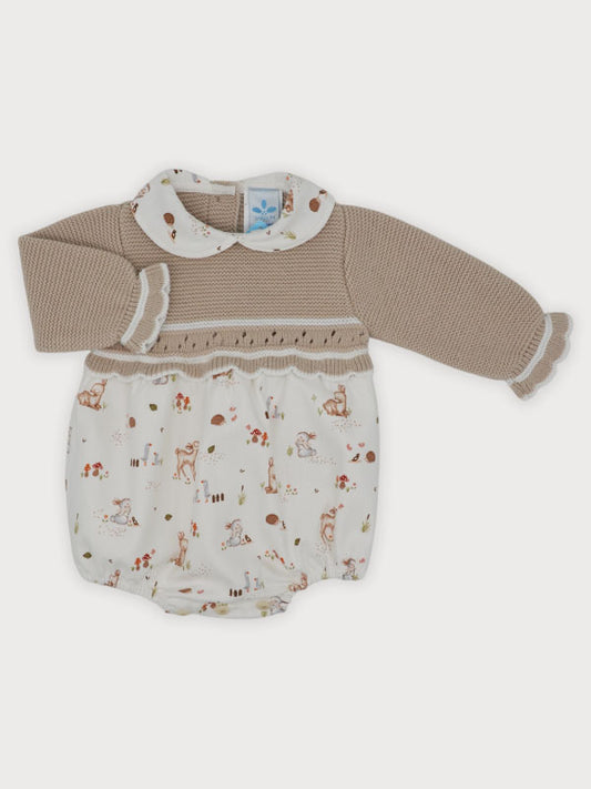 Sardon Spanish Winter Girls Romper Woodland 025RF-735
