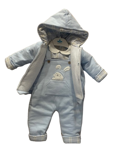 Sardon Spanish Winter Three Piece Dungaree Set Cuadros 024CB-611