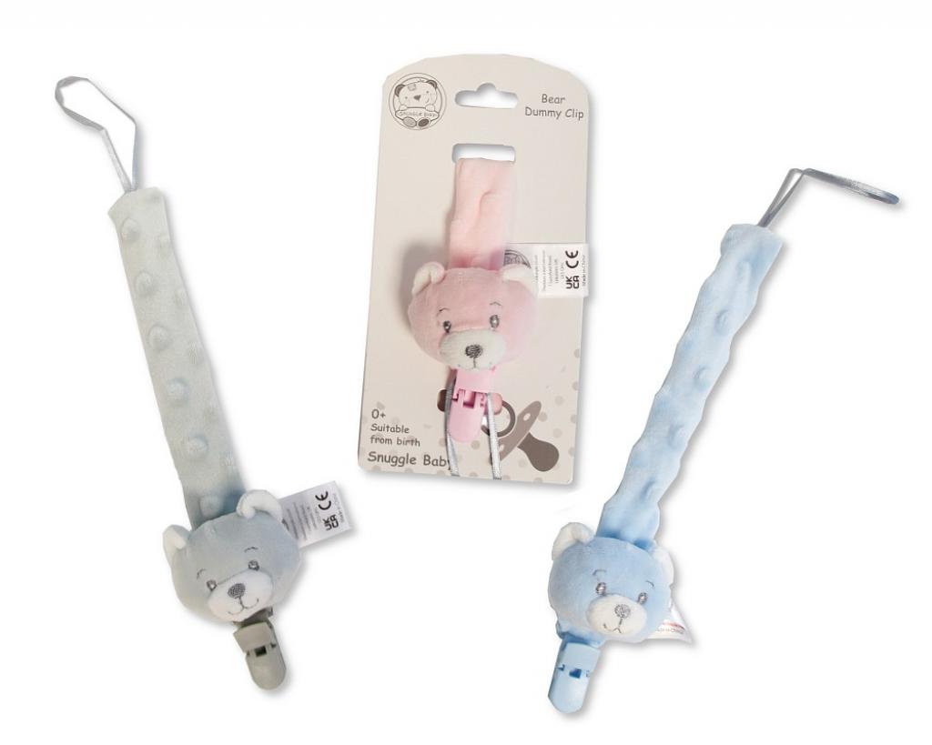 Snuggle Baby Bear Dummy Clip