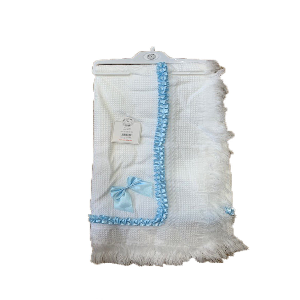 Snuggle Baby Blue Ribbon Shawl BW110-397S