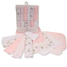 Snuggle Baby Girls Wash Cloths GP 25-1057P