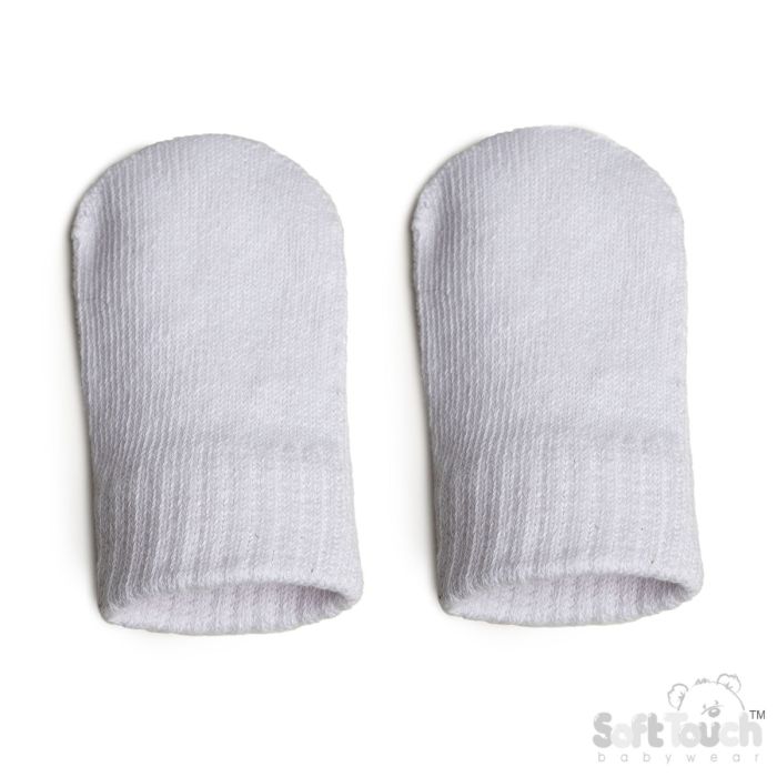 Soft Touch Mittens White