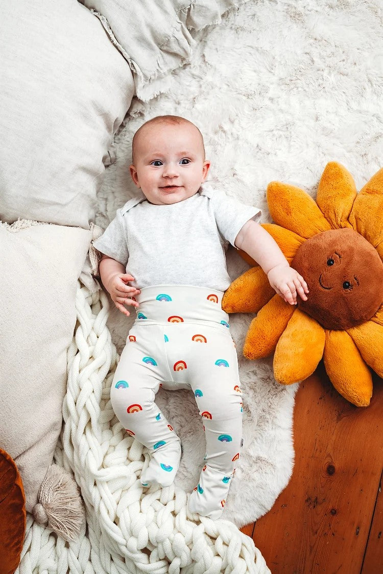 Soxsies Leggings Rainbow Baby Feet Covered