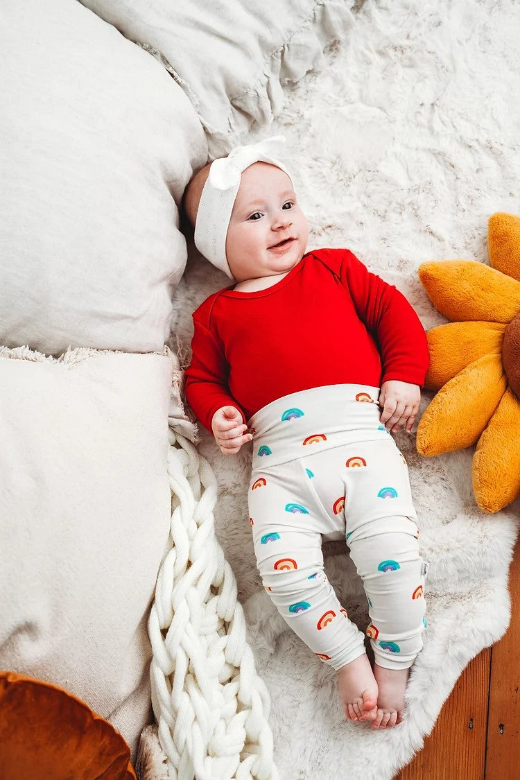 Soxsies Leggings Rainbow Baby Feet Out