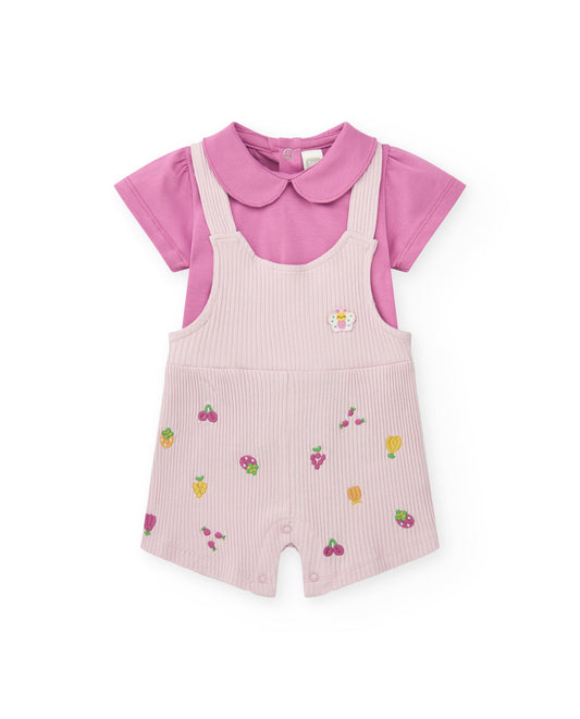 Tuc Tuc Berry Sweet Dungaree Set 8695 
