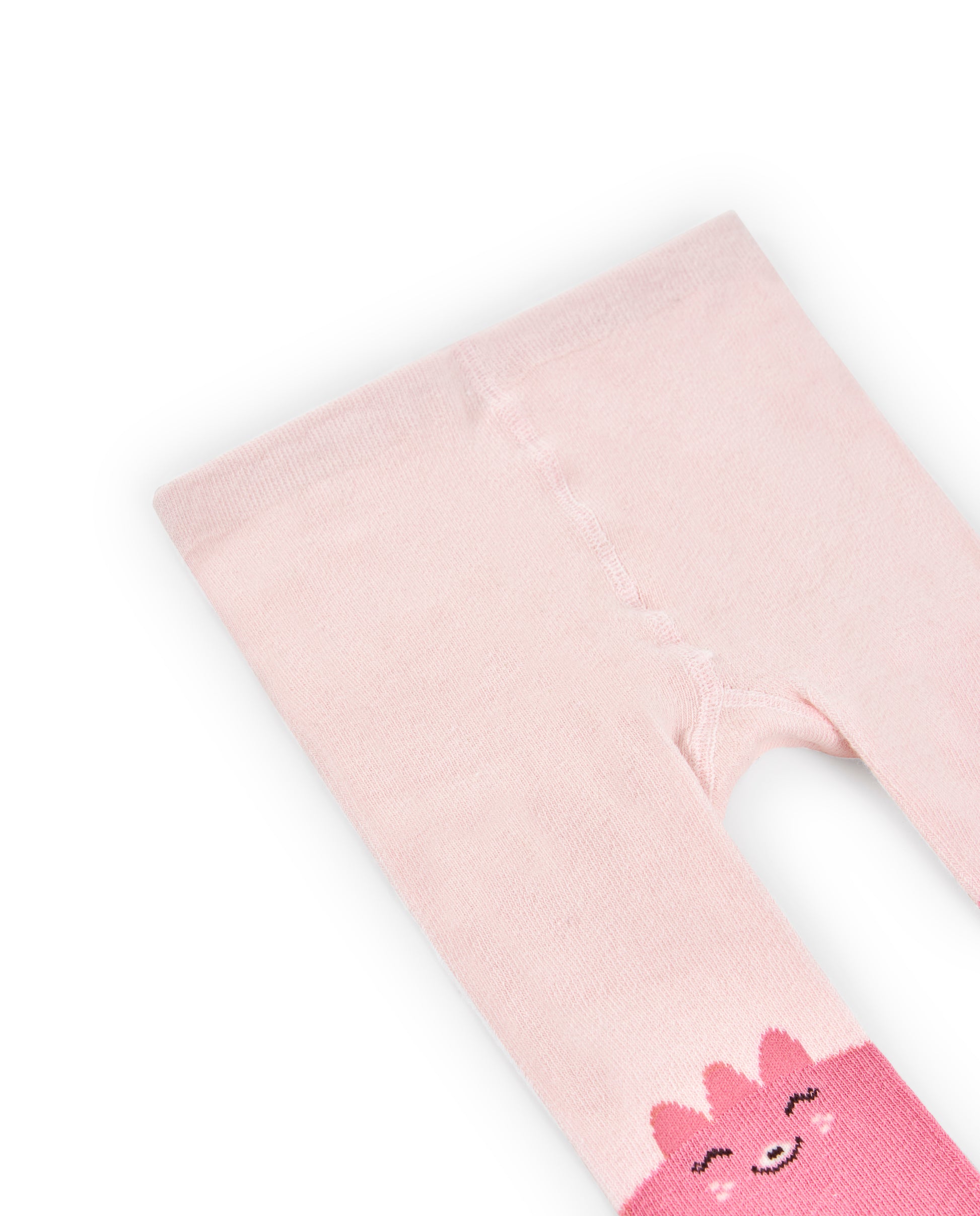 Tuc Tuc Hedgehog Forest Thick Tights Pink 8888 Detail Shot 2