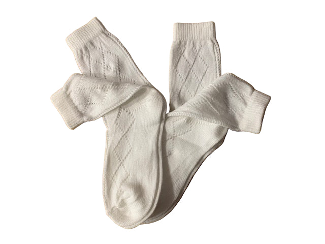 Unisex Holey School Ankle Sock - Two Pack