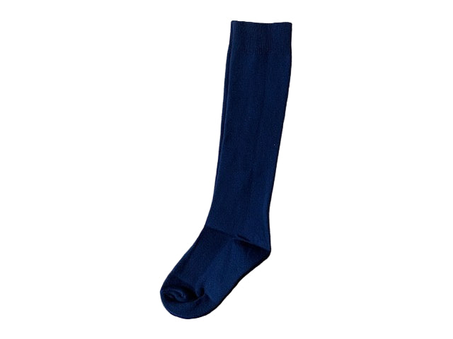 Unisex Knee High School Socks Single Pair Navy