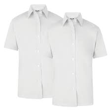 Zeco Schoolwear Boys Short Sleeve Non Iron 2 Pack White BS3096