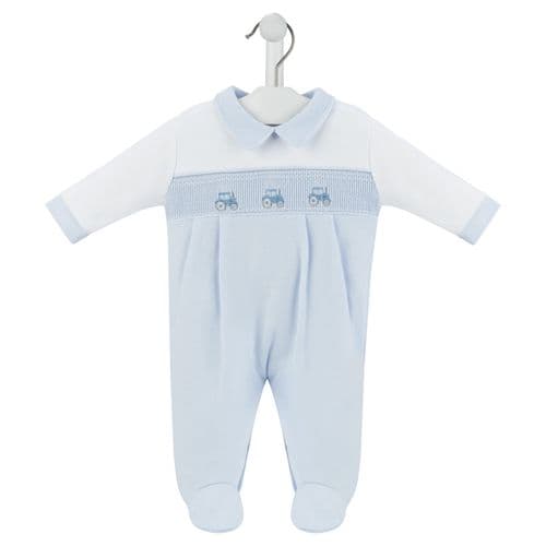 Dandelion Little Tractor Sleepsuit Blue AV6138