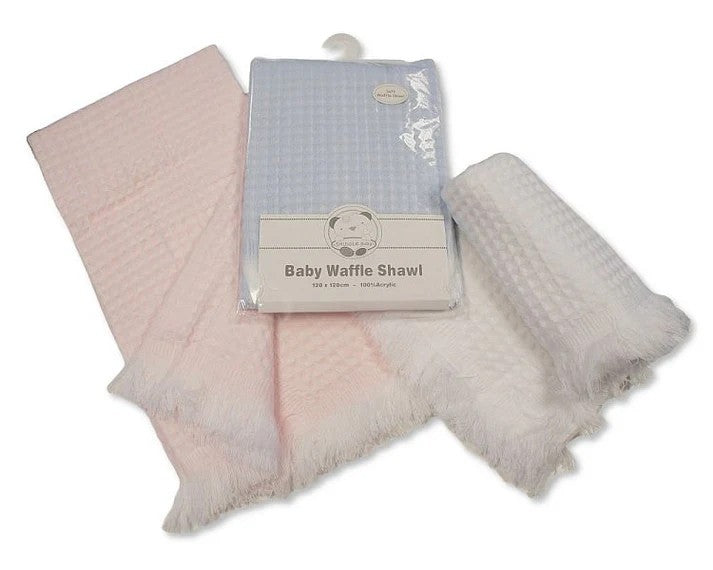 Snuggle Baby Soft Waffle Shawl BW110-034