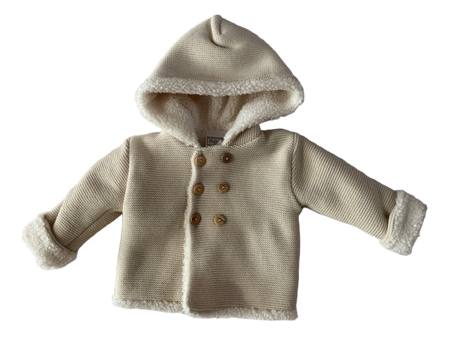 Pex Boys Winter Knitted Emile Jacket Natural