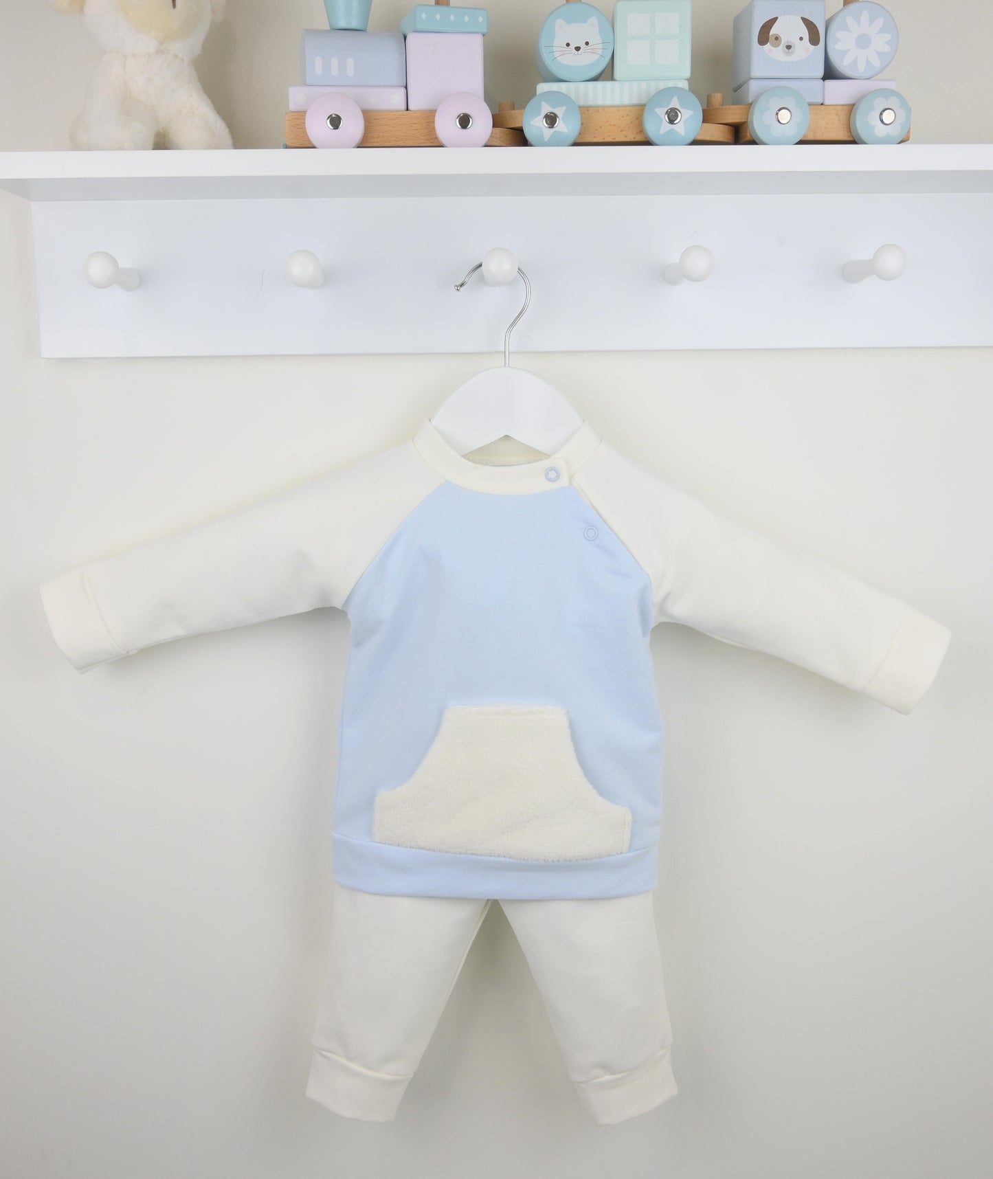 Pex Oscar Tracksuit Pale Blue And Ivory