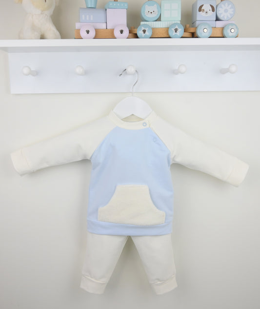 Pex Oscar Tracksuit Pale Blue And Ivory